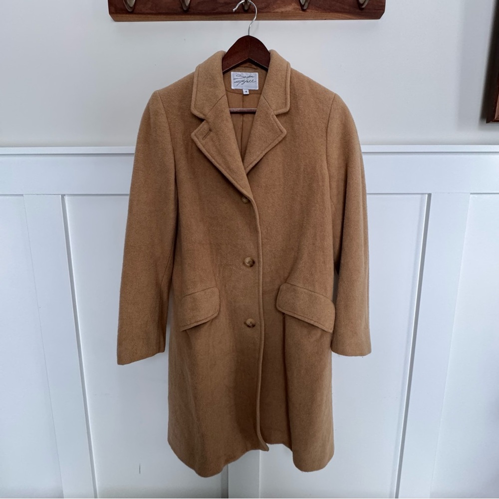 Saxton Hall Camel Hair Coat